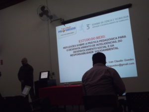 Estudo do Meio. Palestra na Semcitec - Guarulhos-SP