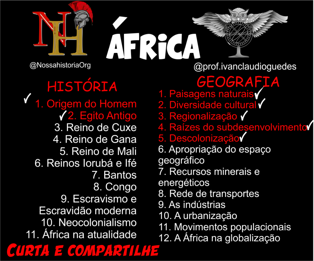 Planejamento africanidades História e Geografia