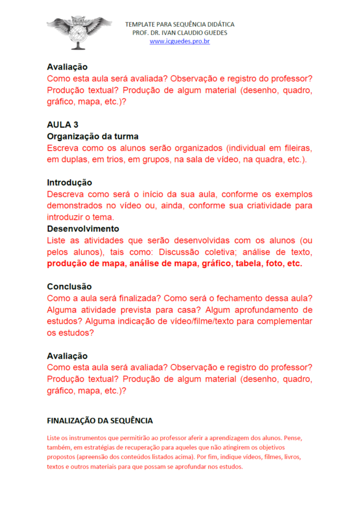 Sequência didática que horas são?