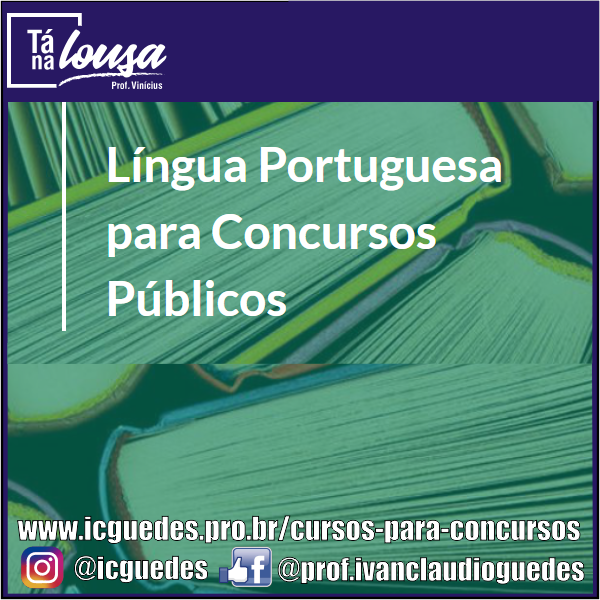 Lingua portuguesa para concurso